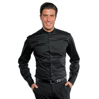 Camicia Detroit Unisex Stretch Nero