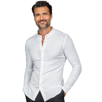 Camicia Portorico Unisex Jersey Bianco