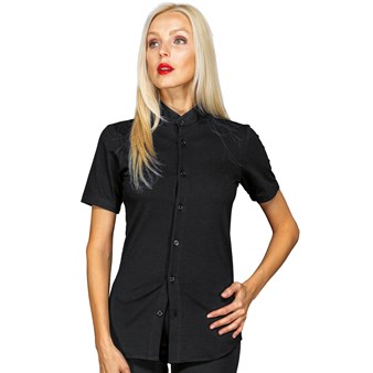 Camicia Portorico Unisex Jersey M/m Nero