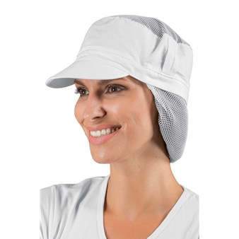 Cappello Charly Con Rete Extra Bianco