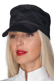 Cappello Charly Con Rete Nero