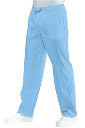 Pantalone C/elastico Celeste