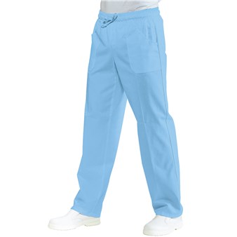 Pantalone C/elastico Celeste