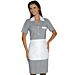 Half sleeves Positano gown with apron - Isacco