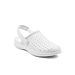 Slip resistant white sabot - Isacco