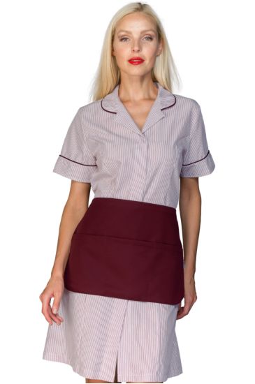 Firenze gown with apron - Isacco Riga Bordeaux