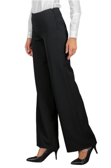 Palazzo woman trousers - Isacco Nero