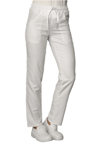 Trousers with elastic - Isacco Bianco