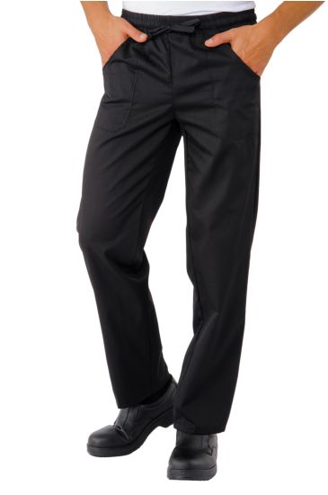 Trousers with elastic - Isacco Nero