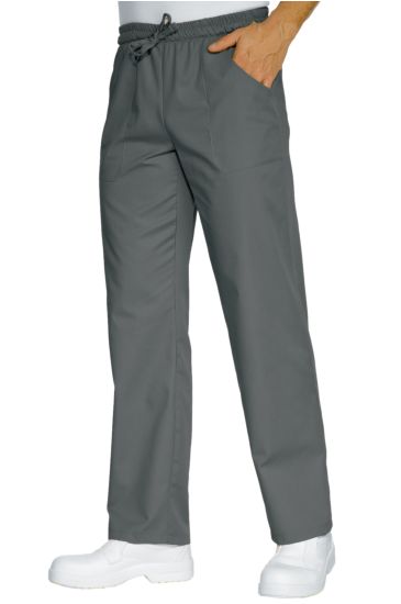 Trousers with elastic - Isacco Grigio