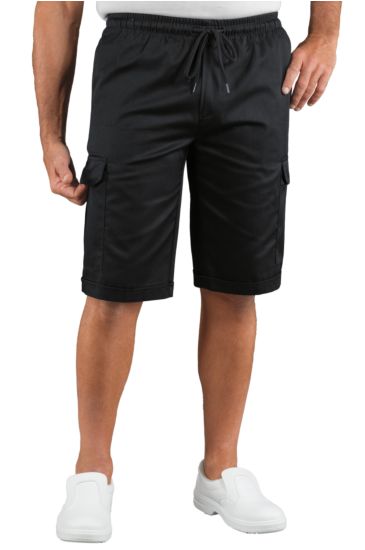 Pantacargo Short con elastico - Isacco Nero