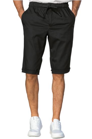 Pantaloncino slim zip unisex - Isacco Black