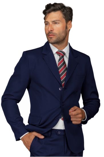 3 buttons jacket for men - Isacco Blue