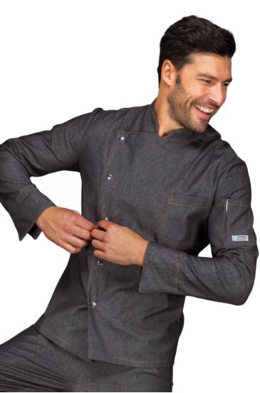 Belfast chef jacket - Isacco Black Jeans