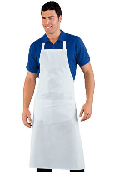 Big breast apron cm 96x105 - Isacco Bianco