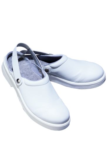 Sabot with toecap - Isacco Bianco